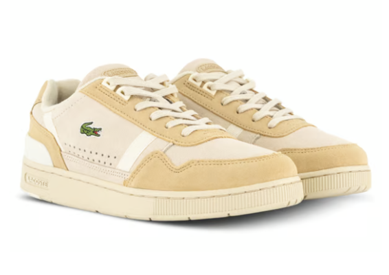 Lacoste T-Clips Women's Casual Shoes Nat/Off Pink $129.99 (RRP $189.99) @ Hype DC