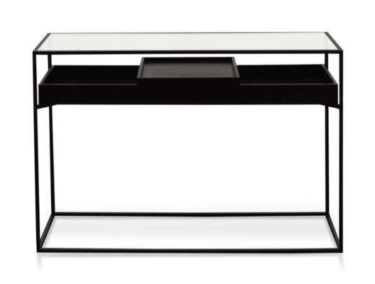 Norman Metal Frame Console Black $490.50 (RRP $770) @ Interior Secrets