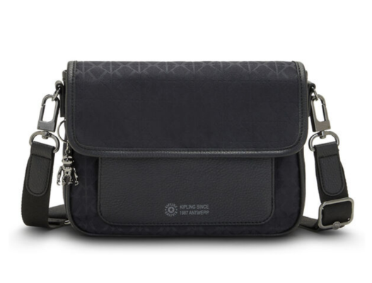 Inaki Medium Crossbody Signature Black $99 (RRP $199.95) @ Kipling