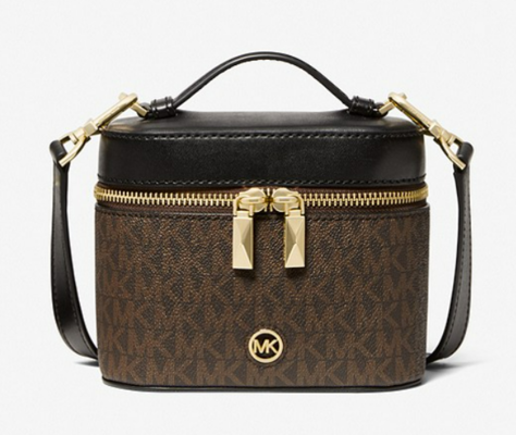 Small Logo Trunk Crossbody Bag Brown/Black $359 (RRP $719) @ Michael Kors