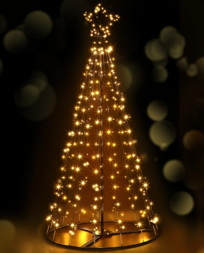 Jingle Jollys Christmas Tree 2.1M 264 LED Xmas Trees Solar Power Warm White $49.95 (was $78.95) @ My Deal