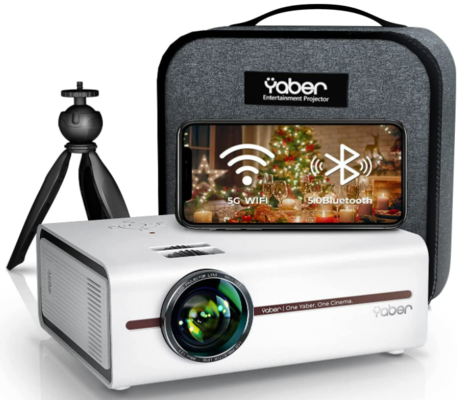 YABER V5 Mini Projector  with Synchronize Screen&Zoom $167.05 (RRP $239.99) @ Amazon AU