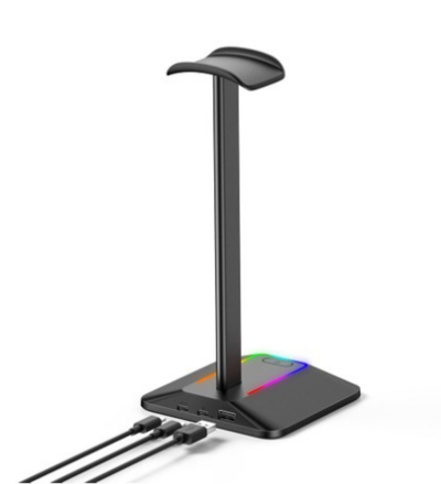 Snappyone RGB Headphones Stand with 7 Light Modes and Charging Ports $52.29 (RRP $110.39) @ The Market NZ