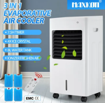 Maxkon Air Cooler Evaporative Purifier Humidifier Portable Cooling Fan 3 In 1 White and Black $159.97 (was $299.95) @ Crazy Sales