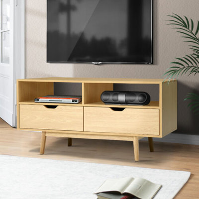 Artiss TV Cabinet Entertainment Unit Stand Wooden Storage 120cm Scandinavian $98.95 (RRP $179.99) @ eBay AU